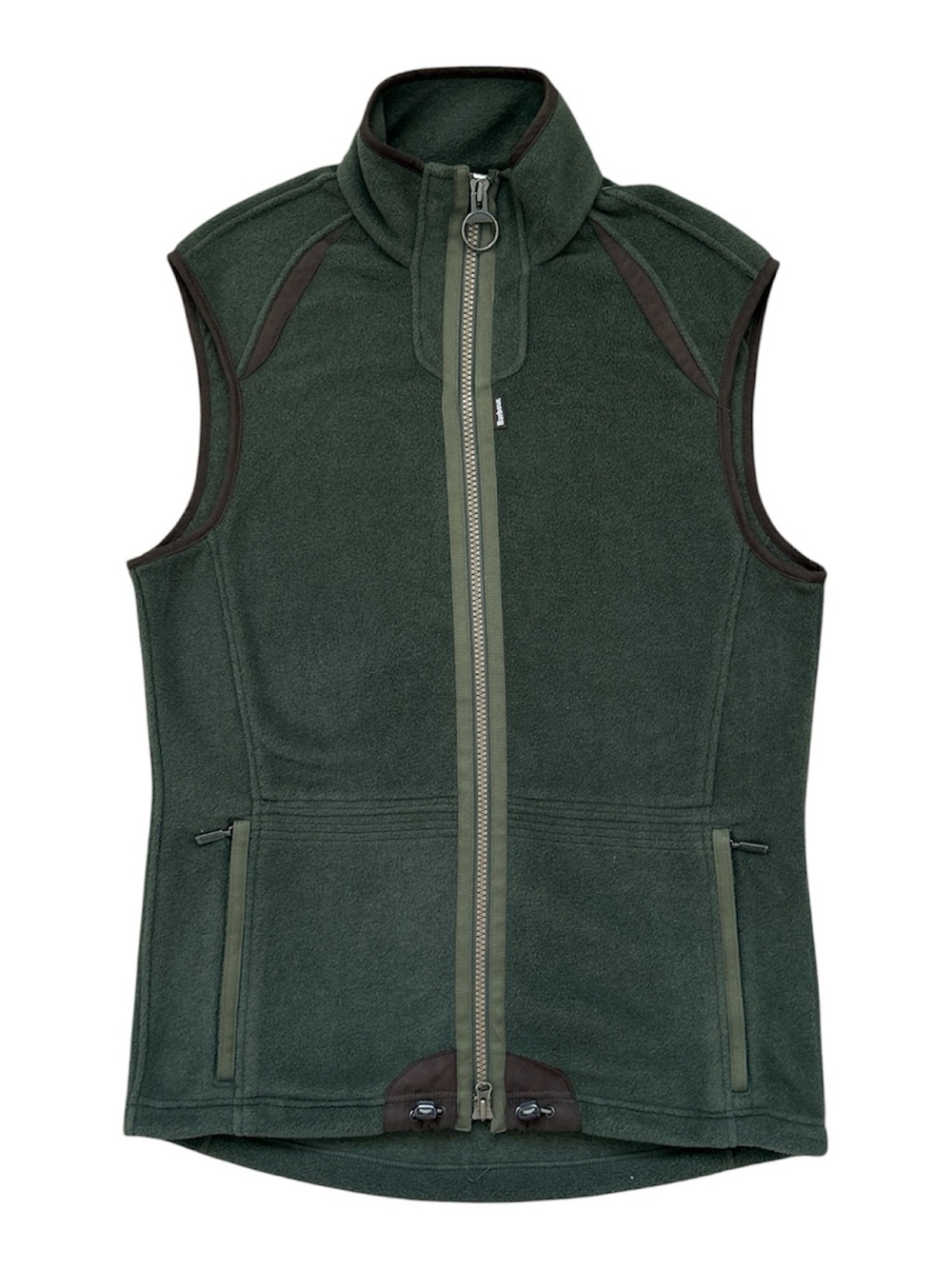 Barbour Men’s Green Fleece Vest Size M Outdoor Gorpcore